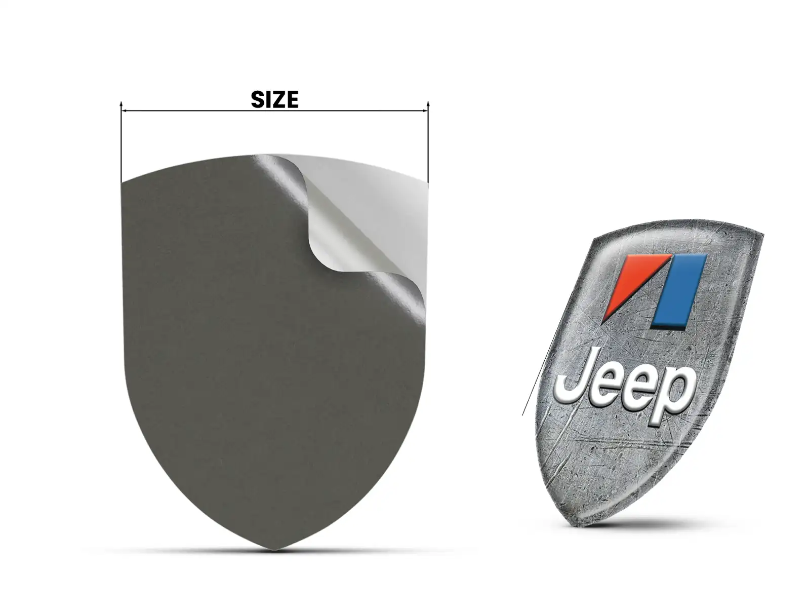Jeep Custom Car Stickers Pro Max Elegant Resilient Layout